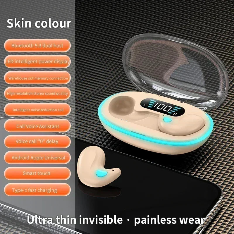 TWS Earphones Wireless Earphones Headphones Noise Reduction Sport Game Sleep Bluetooth Earbuds for all smartphones
