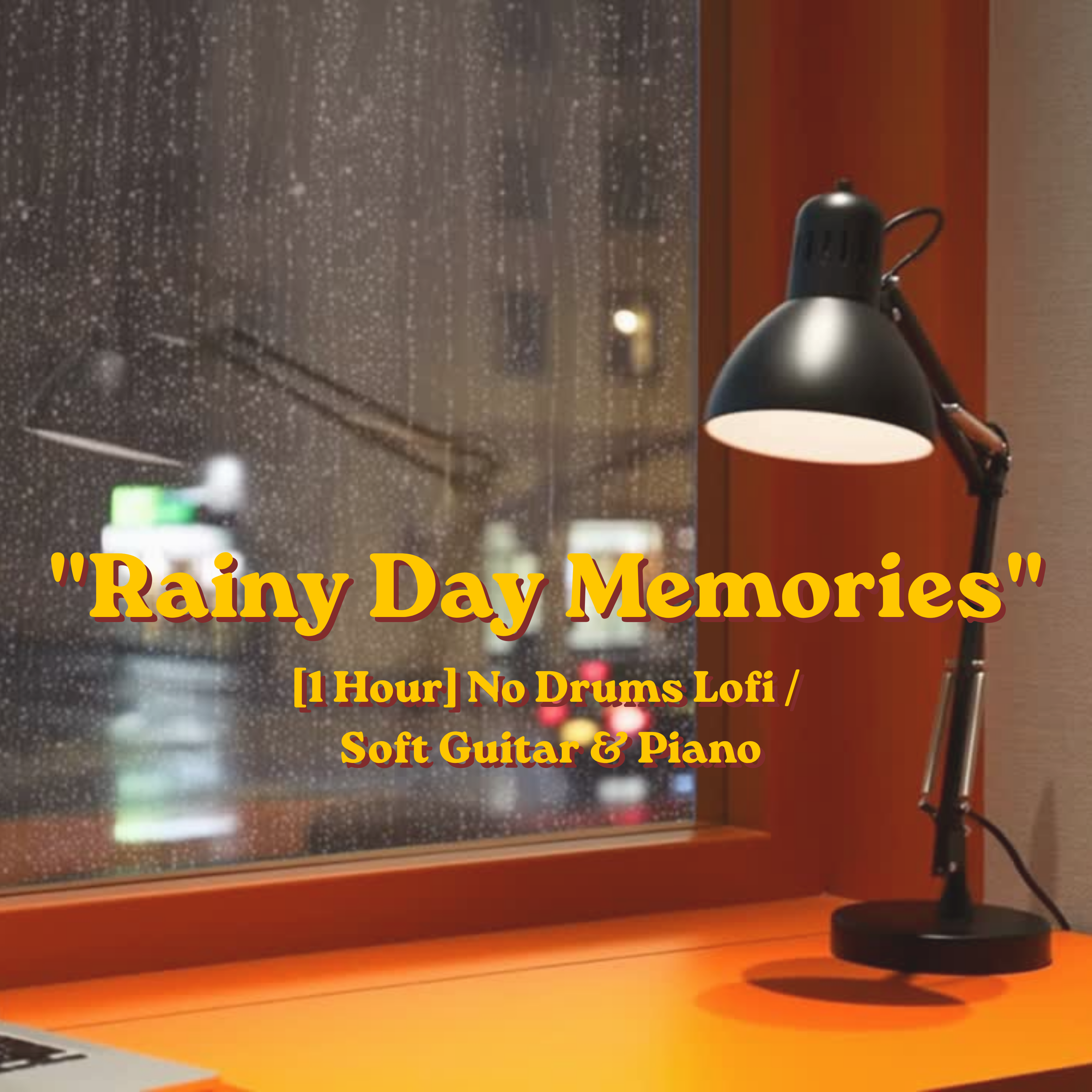 Rainy Day Memories - [1 Hour] No Drums Lofi  Soft Guitar & Piano - Mo Settasiri